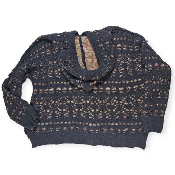 POL Oversized Knit Hooded Sweater‎ Women's Size Medium - Picture 2 of 13